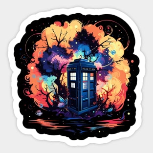 time travel Sticker